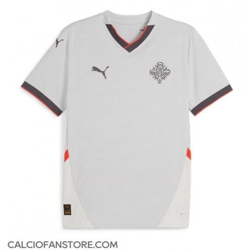 Maglia Calcio Islanda Seconda Divisa 2024 Manica Corta